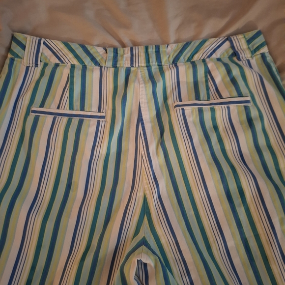 Kim Rogers Women's Multicolor Striped Women's Bermuda Shorts - Picture 7 of 8
